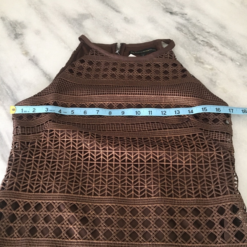WHBM NWT Size 2 Copper Dress-Ret $180 Beautiful!!! - Picture 12 of 16